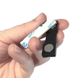 Magnetisk navneskilt m/plast 4,5 cm