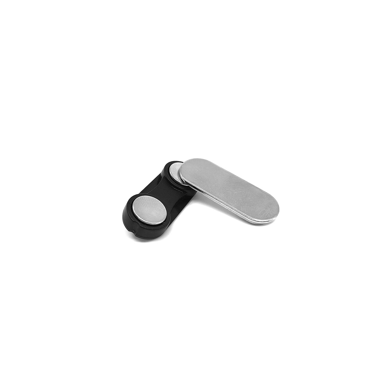 Magnetisk navneskilt m/plast 3,3 cm