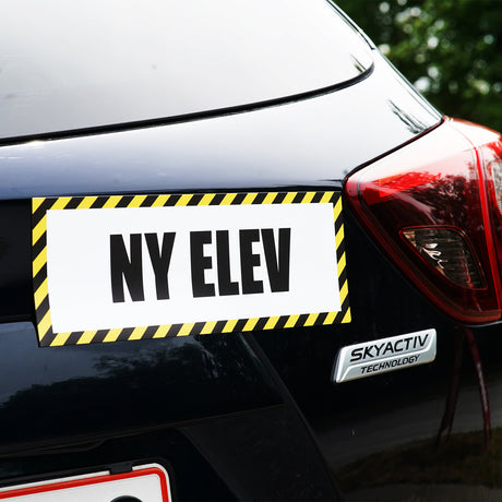 NY STUDENT #1 - magnetisk skilt for bil
