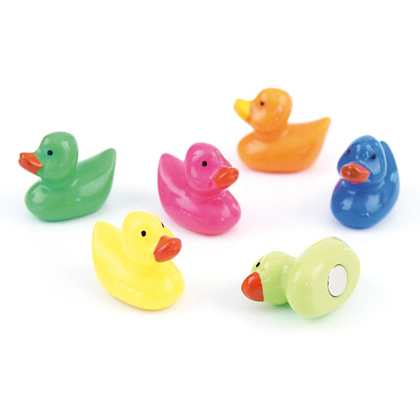 DUCK magneter, 6-pakk - kjøleskapsmagneter