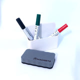 Penneholder-boks, Hvit - magnetisk