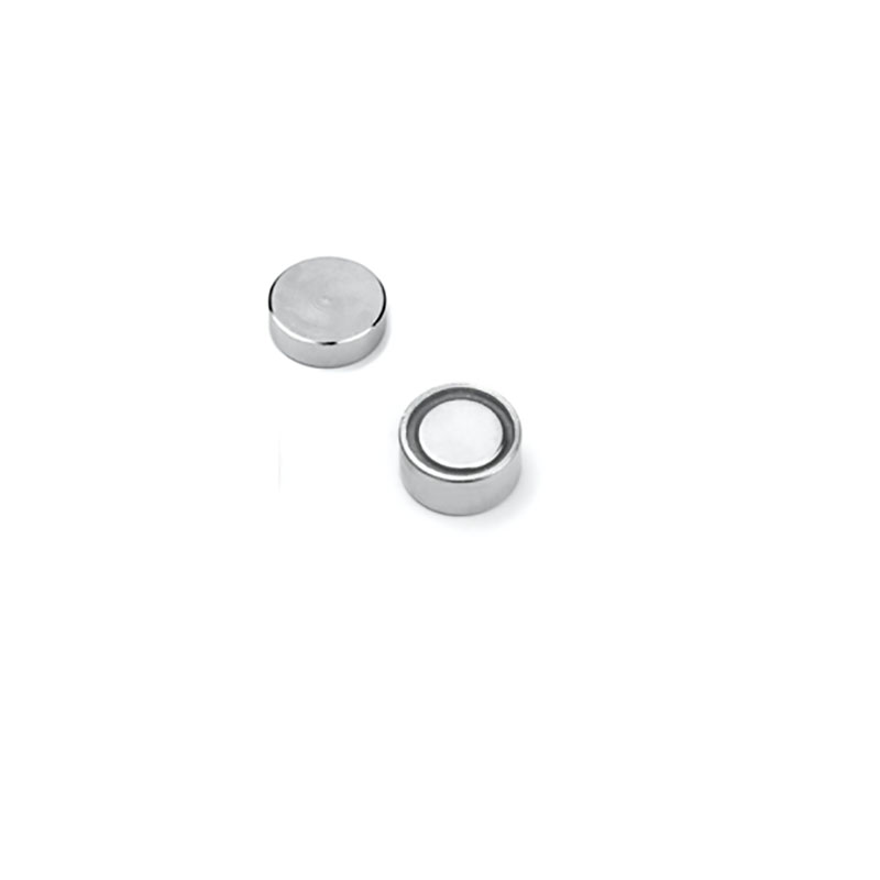 Flat potmagnet, Ø10 mm - Neodym