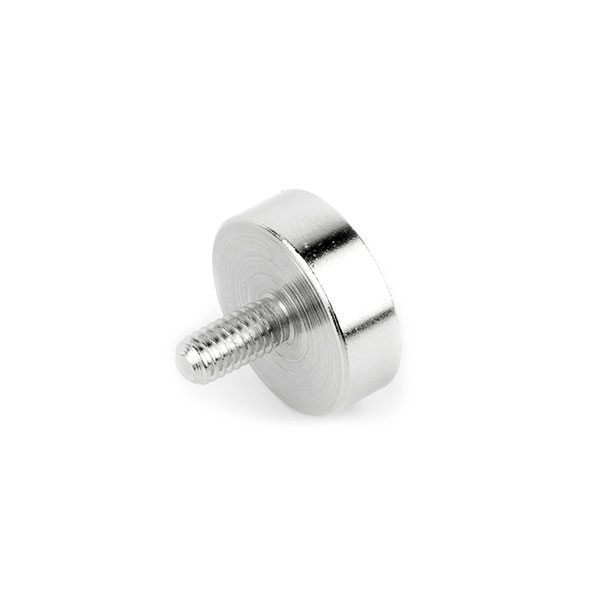 Magnet m. utvendig gjenge, Ø60 mm