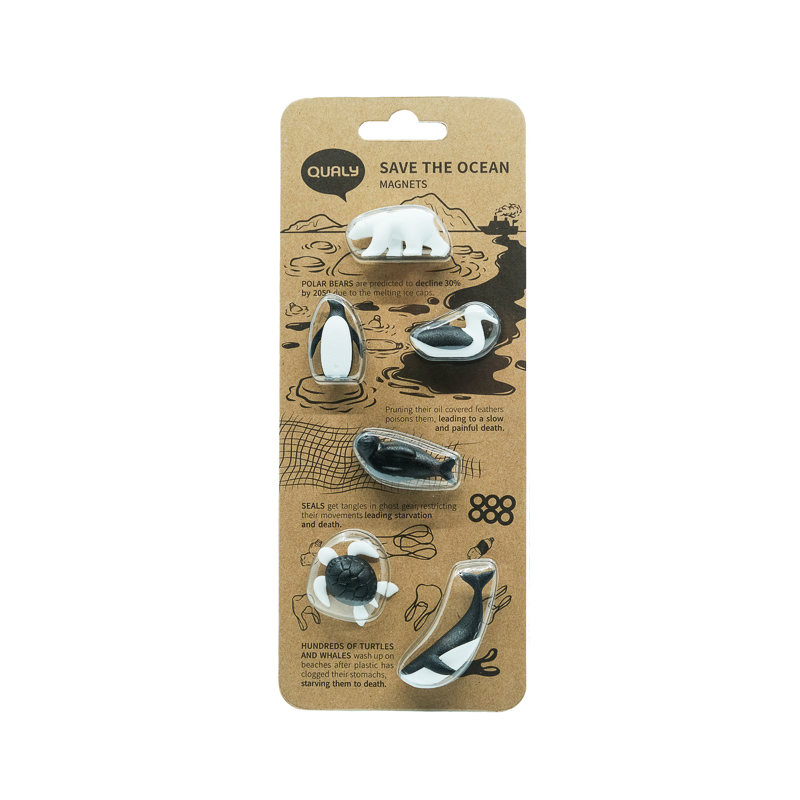 Save the sea magneter - kjøleskapsmagneter 6-pack