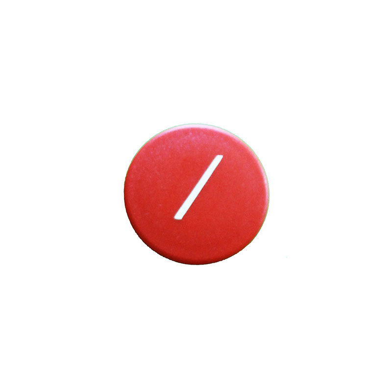 Sterk symbolmagnet, rød rund (/)