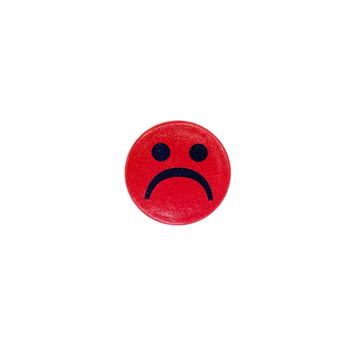 Smiley Magnet rød "TRIST"