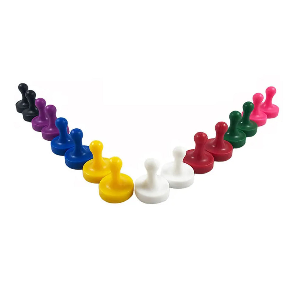 Ludo magnet Maxi, 16-pakning i farger