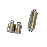 Magnetisk lås for smykker 20x6 mm., Sølv (medium)