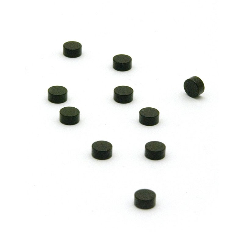 Svarte supermagneter, 6x3 mm., 10-pakk (neodymium)