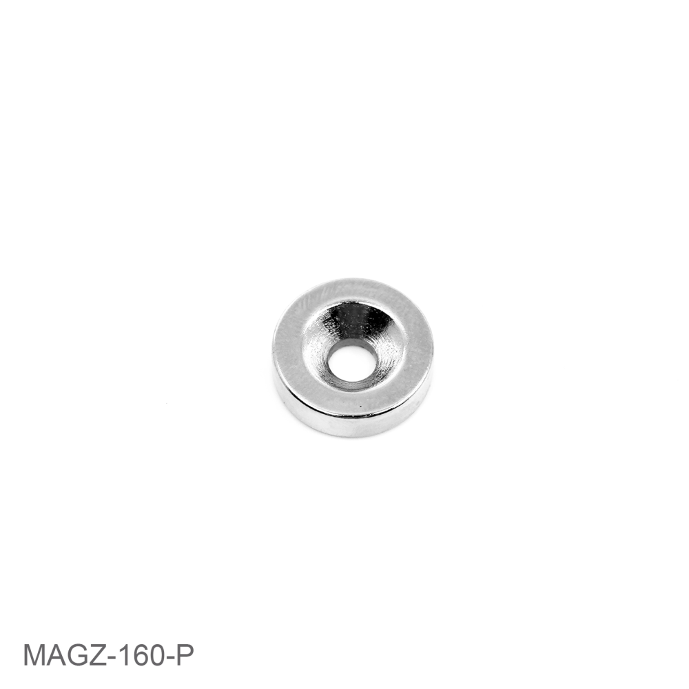 Countersunk supermagnet, 15x4 mm (neodymium)