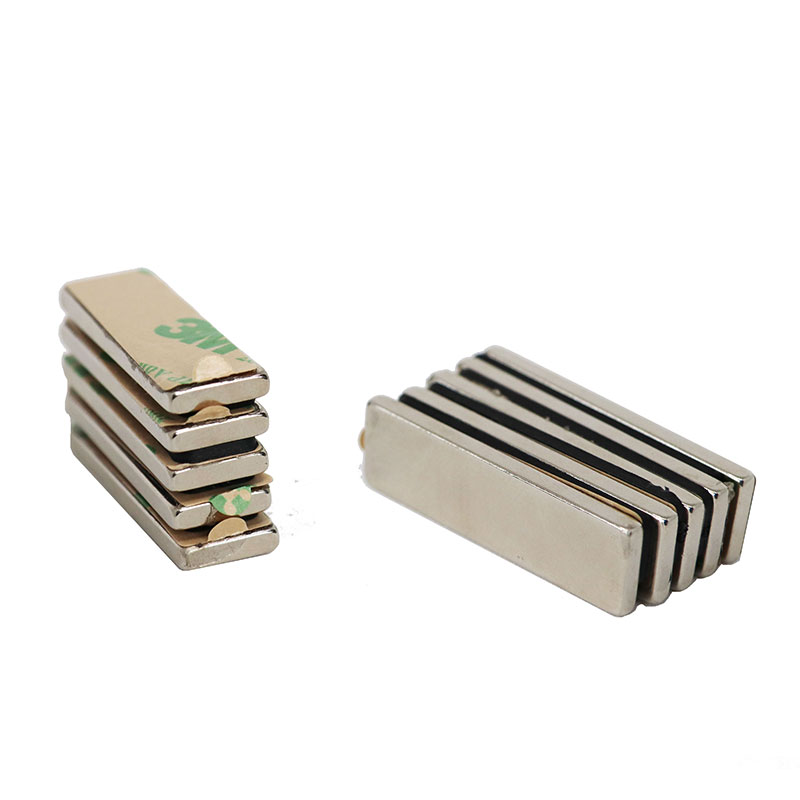 Supermagneter selvklebende, 30x10x3 mm., 10-pakk