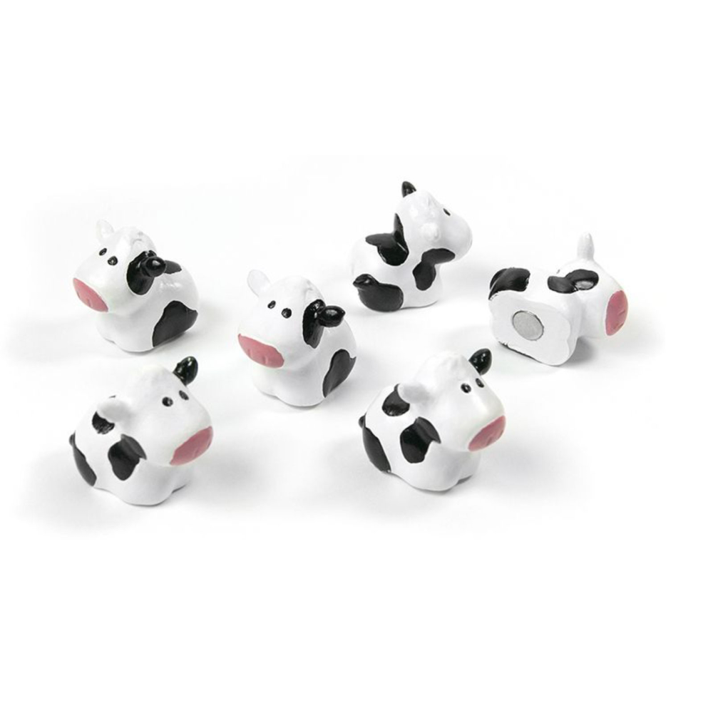 COW magneter, 6-pakk - kjøleskapsmagneter