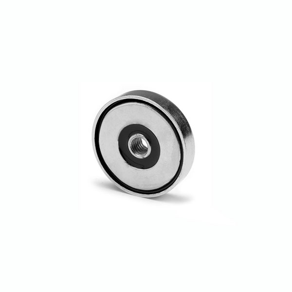 Magnet m. innvendig gjenge, Ø25 mm