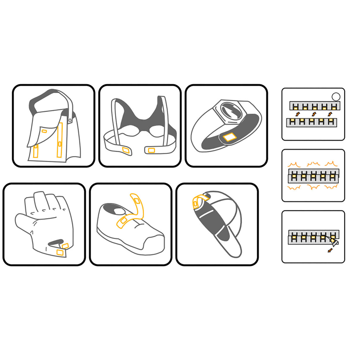 Magnetisk glidelås ZGD-02-05 (i metermål)