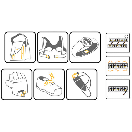 Magnetisk glidelås ZC-02 (i metermål)