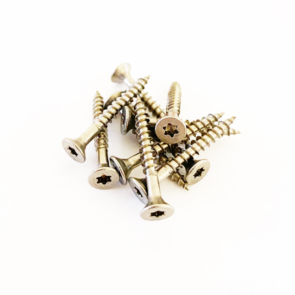 Forsenkede skruer 3x25 mm FZB TORX - 10-pakning