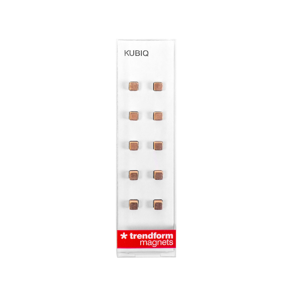 CUBE magneter 5x5x5 mm 6-pakk, Kobber