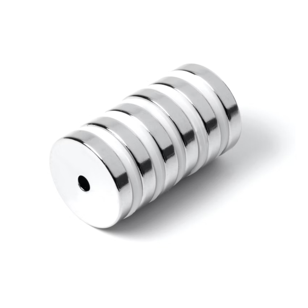 Kraftmagnet, Ring 25x4x5 mm.