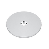 Countersunk metallplate Ø62 mm.